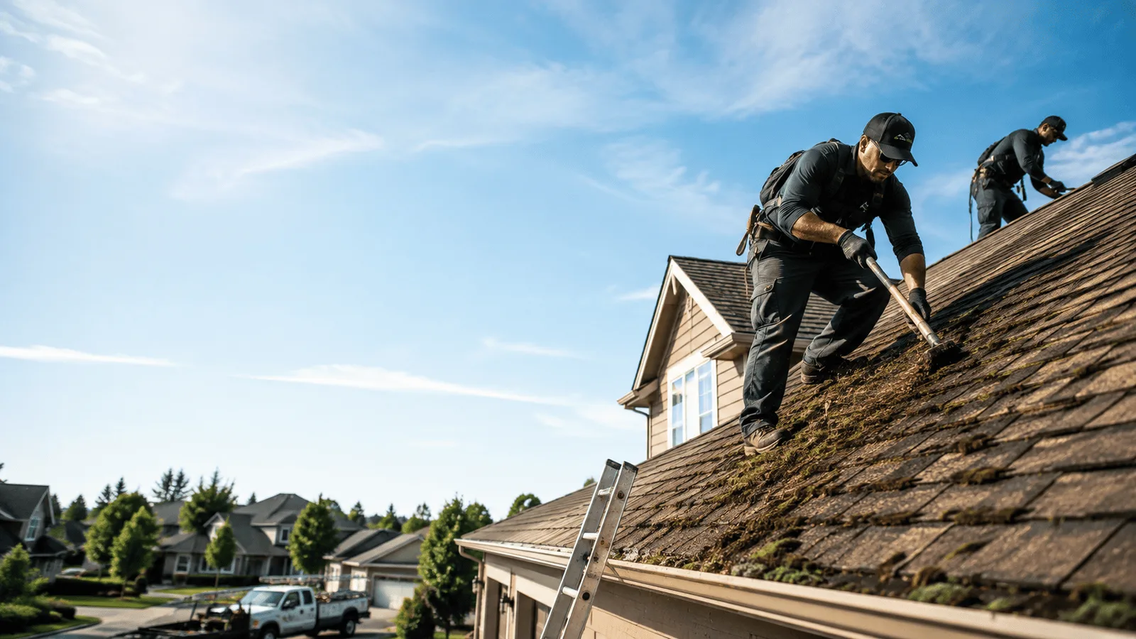 Roof Moss Removal in Clarksburg, IN near me